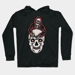 Tattoo and skull Hoodie